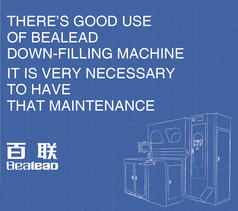 There's good use of bealead dowun-filling machine it is very necessary to have that maintenance