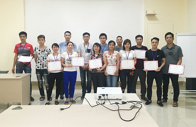 百联首次大规模海外技术培训在越举行