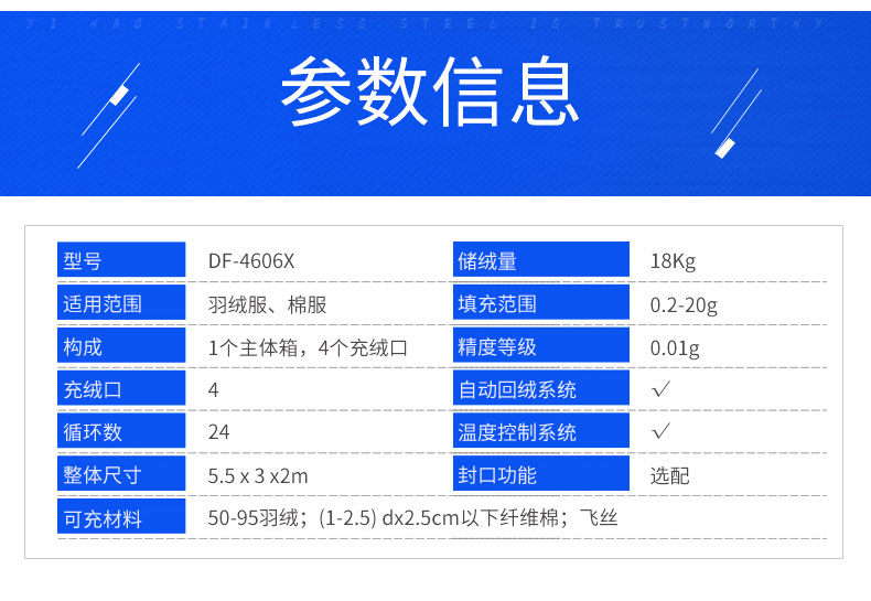 全自动称重绒棉一体机DF-4605